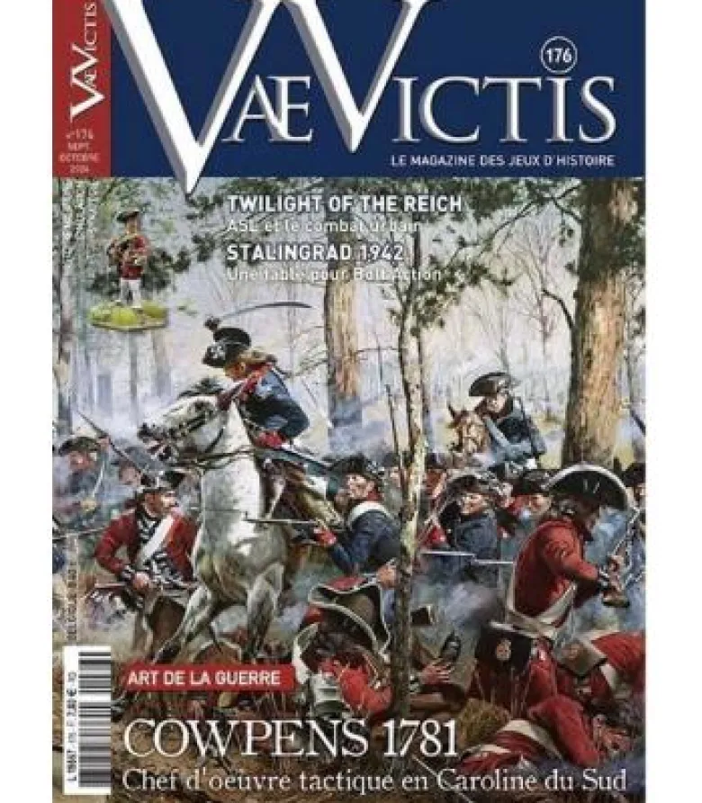 Vae Victis 176: Cowpens 1781, Chef d'oeuvre tactique en Caroline de Sud (Francés)