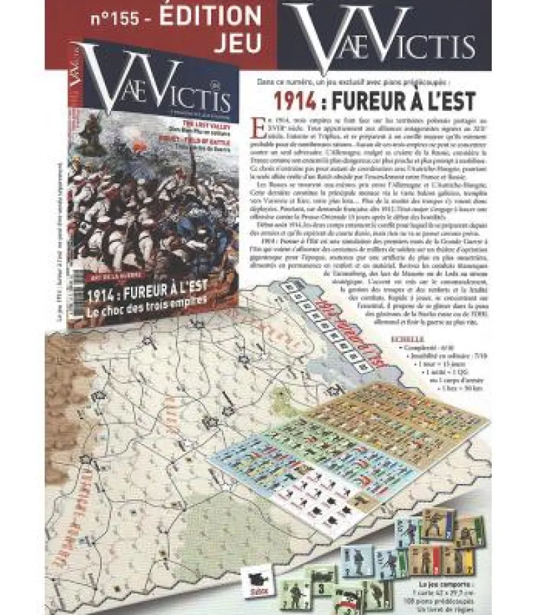 Vae Victis 155: 1914 Fureur a l'Est (Francés)