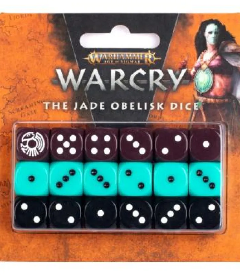 Warcry: The Jade Obelisk Dice