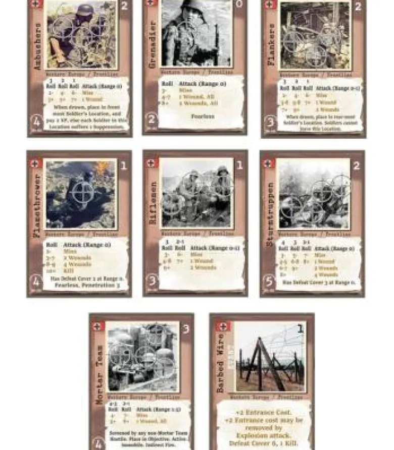Warfighter: The WWII Tactical Combat Card Game (Inglés)