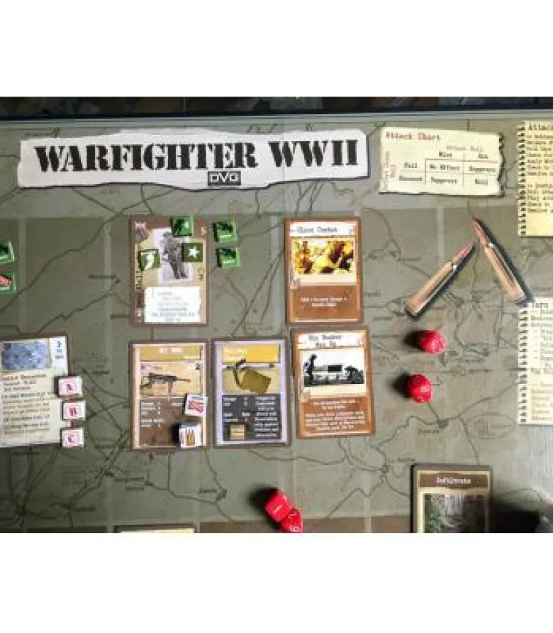 Warfighter: The WWII Tactical Combat Card Game (Inglés)
