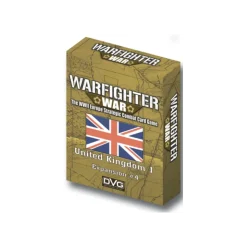 Warfighter War: The WWII Europe Strategic Combat Card Game - United Kingdom 1 (Expansión 4)