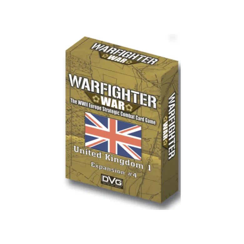 Warfighter War: The WWII Europe Strategic Combat Card Game - United Kingdom 1 (Expansión 4)