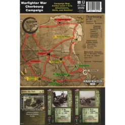Warfighter War: The WWII Europe Strategic Combat Card Game - Cherbourg Campaign
