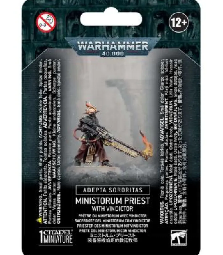 Warhammer 40,000: Adepta Sororitas (Ministorum Priest with Vindictor)