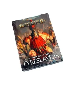Warhammer Age of Sigmar: Fyreslayers (Tarjetas de Datos)(Inglés)