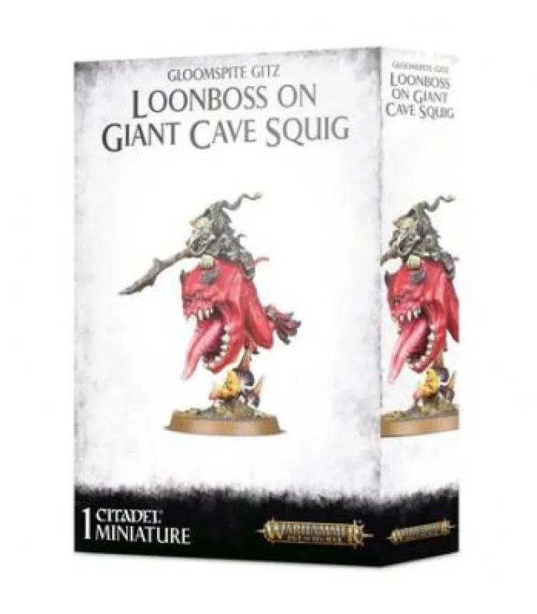 Warhammer Age of Sigmar: Gloomspite Gitz (Loonboss on Giant Cave Squig)