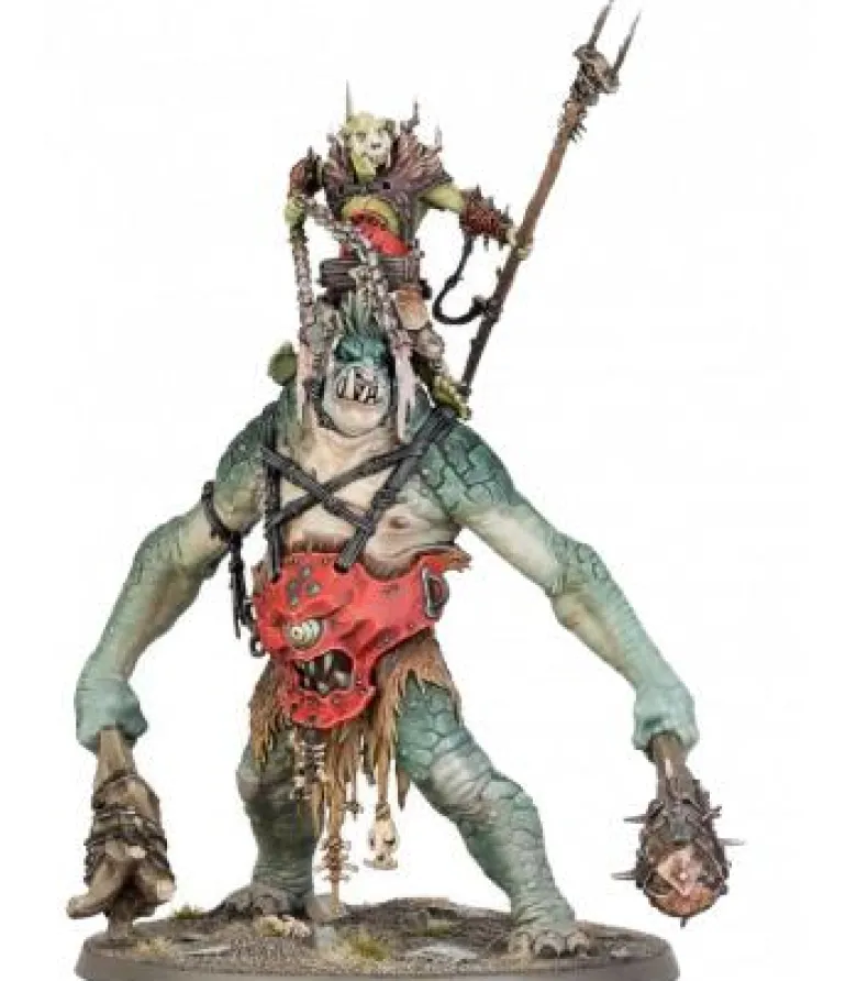 Warhammer Age of Sigmar: Orruk Warclans (Breakka-Boss on Mirebrutte Troggoth)