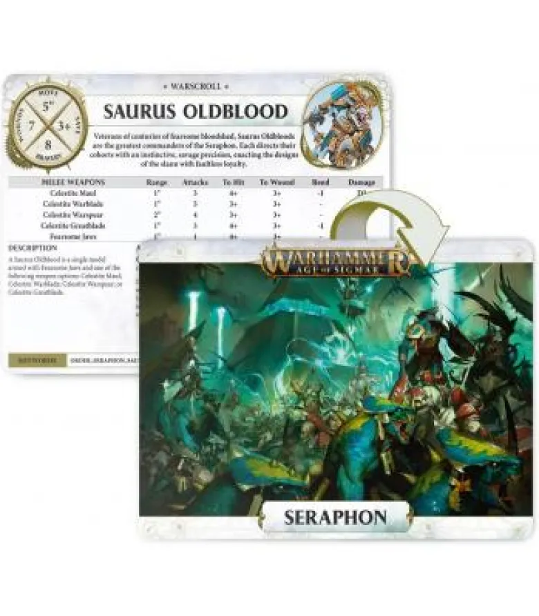 Warhammer Age of Sigmar: Seraphon (Cartas de Hojas de Unidad)