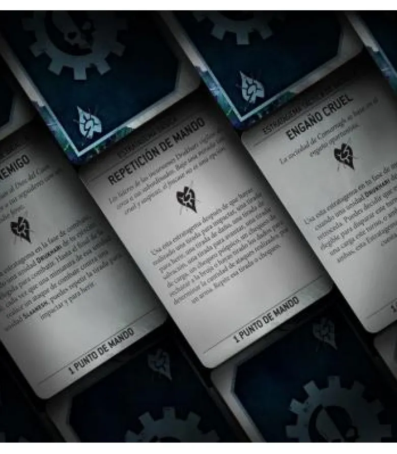 *Warhammer 40,000: Drukhari (Tarjetas de Datos)