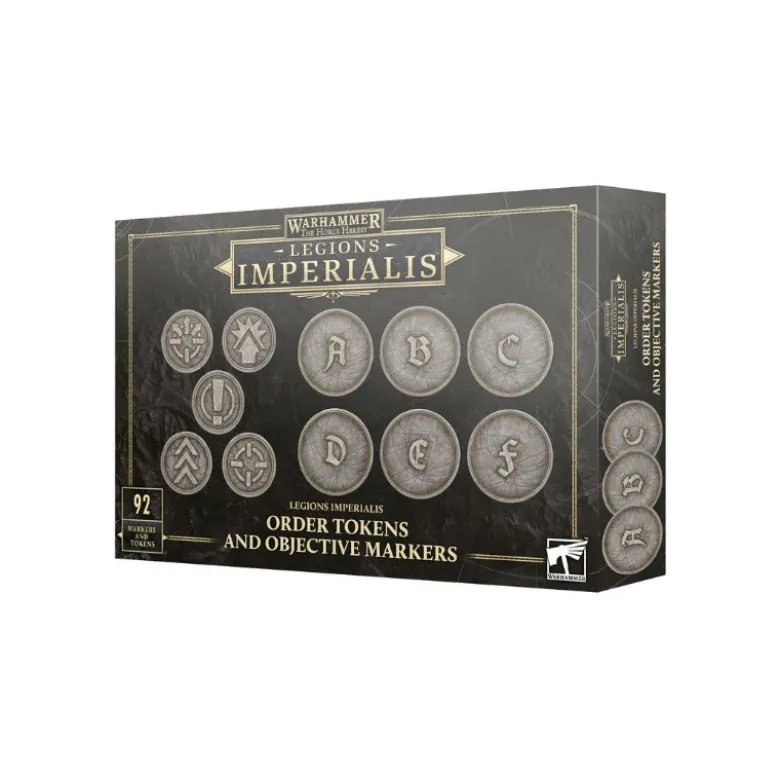 Warhammer 40,000: Legions Imperialis (Order Tokens and Objective Markers)