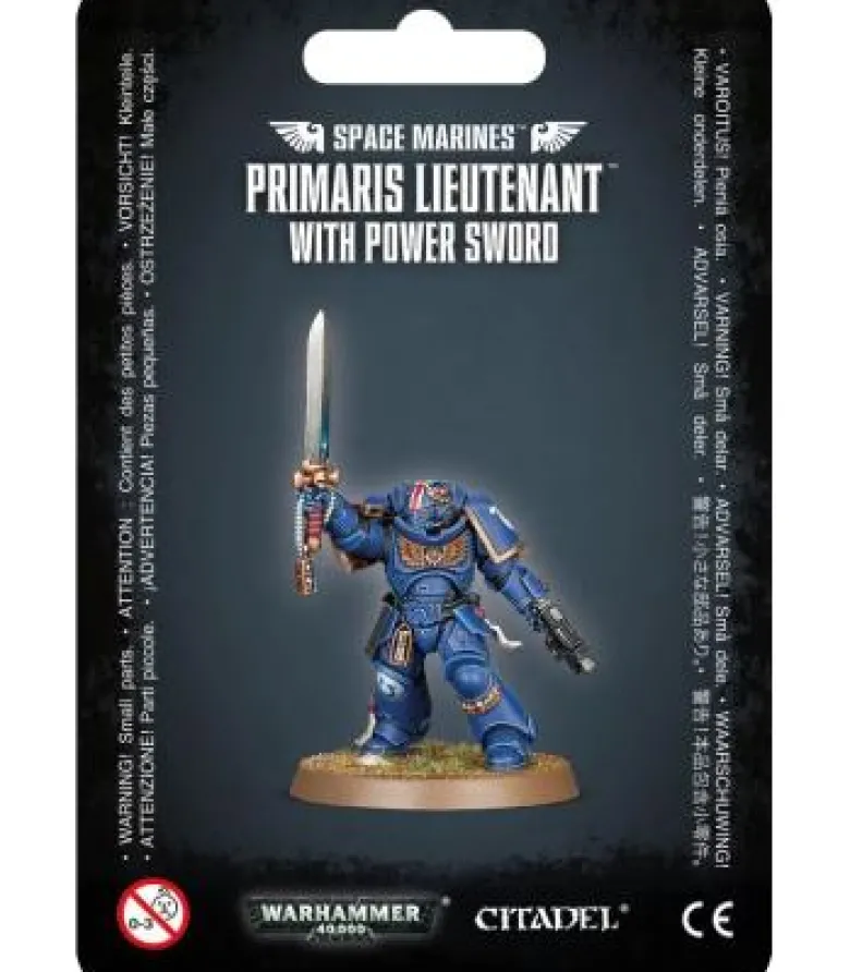 Warhammer 40,000: Space Marines (Primaris Lieutenant with Power Sword)