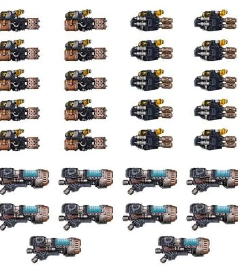 Warhammer 40,000: The Horus Heresy (Heavy Weapons Upgrade Set – Heavy Flamers, Multi-meltas, and Plasma Cannons)