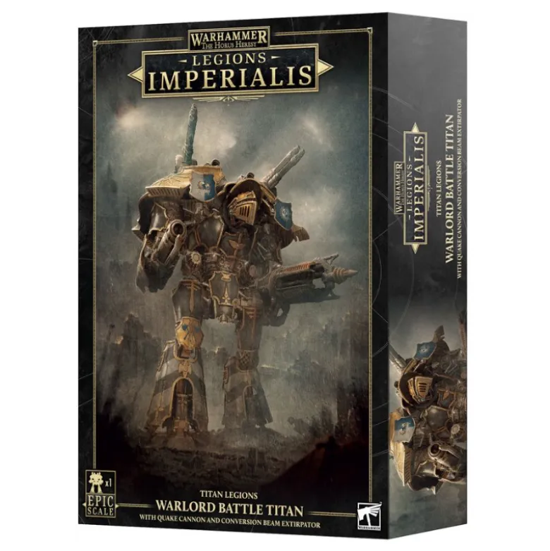 Warhammer 40,000: The Horus Heresy - Legions Imperialis (Warlord Battle Titan with Quake Cannon and Conversion Beam Extirpator)