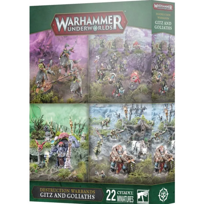 Warhammer Underworlds - Destruction Warbands: Gitz and Goliaths