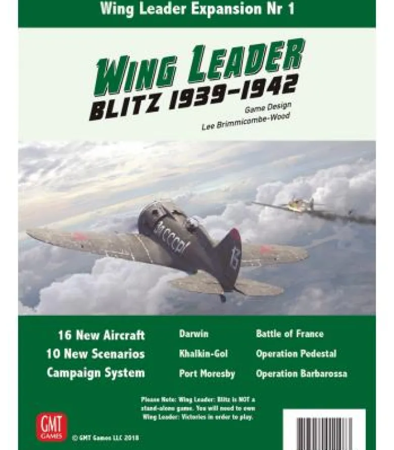 Wing Leader: Expansion 1 - Blitz 1939-1942 (Inglés)