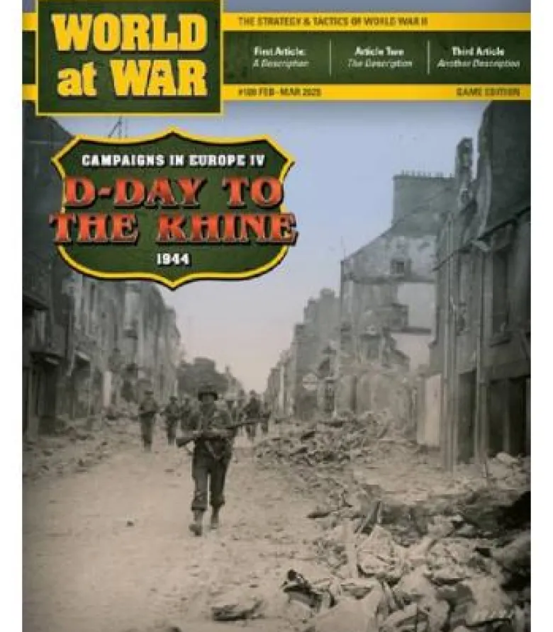 World at War 100 - Campaigns in Europe IV: D-Day to the Rhine 1944 (Inglés)